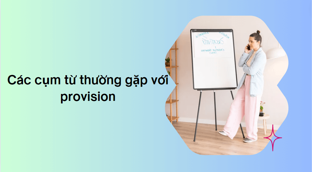 Các cụm từ thường gặp với provision