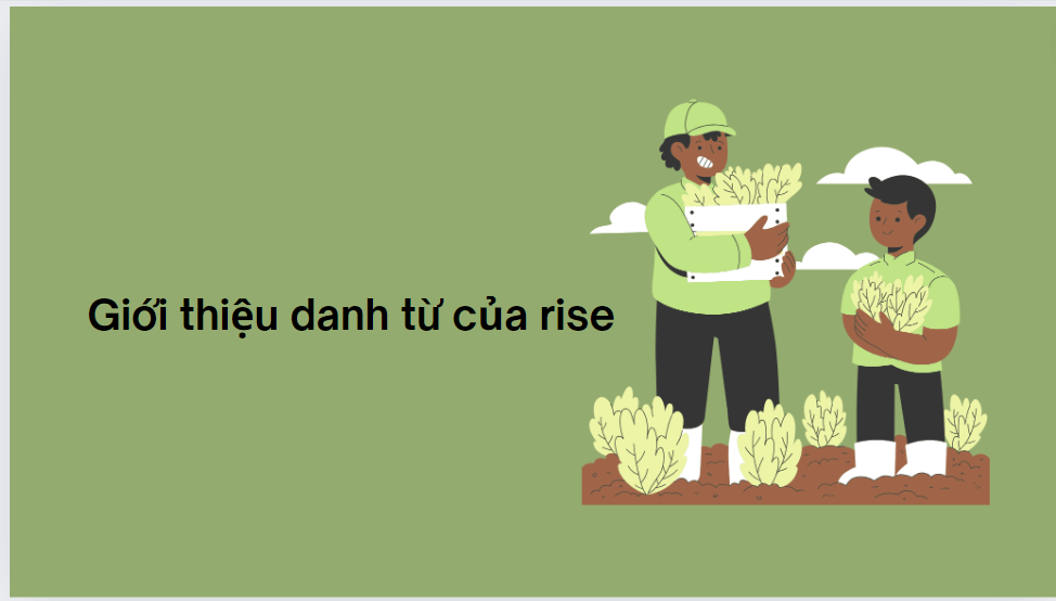 Giới thiệu danh từ của rise