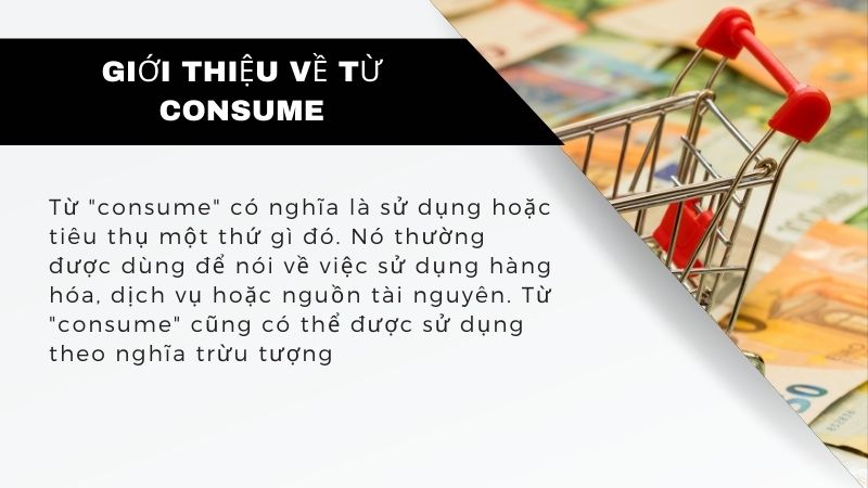 Giới thiệu về từ consume