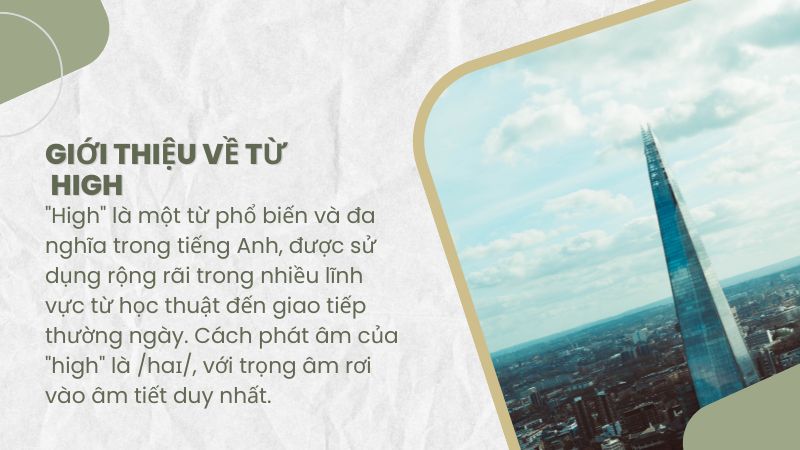 Giới thiệu về từ high