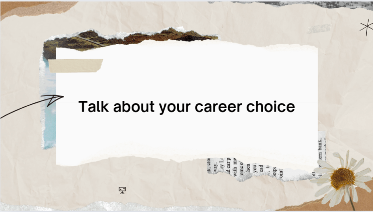 Talk about your career choice – Bài mẫu giúp bạn đạt điểm cao